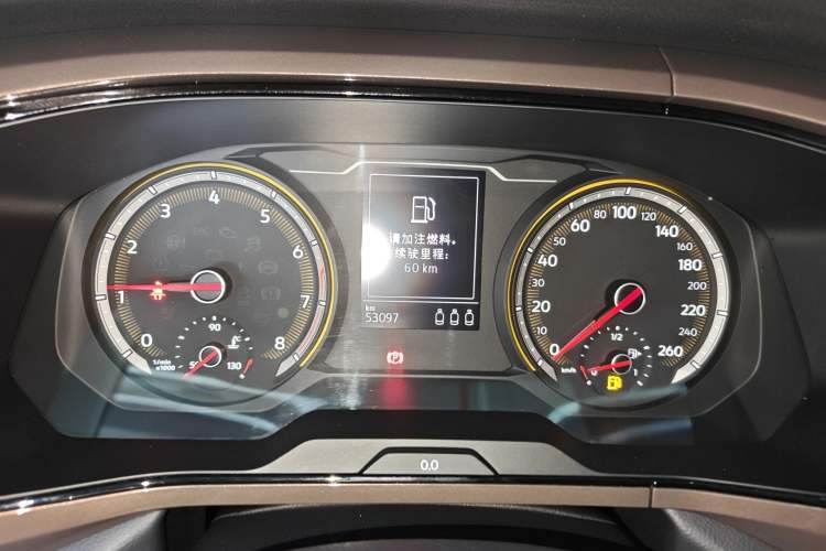 Used Volkswagen Tharu 2019 330TSI Four-Wheel Drive Luxury Edition China VI Standard Instrument Cluster