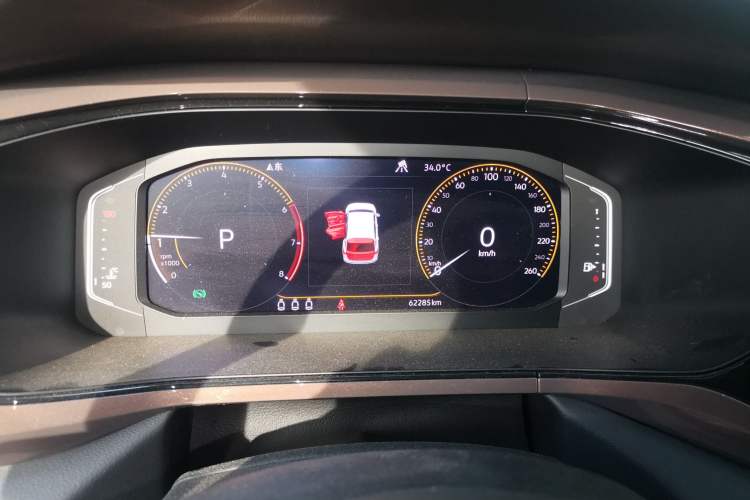 Used Volkswagen Tharu 2019 330TSI Four-Wheel Drive Flagship Model China VI Standard Instrument Cluster