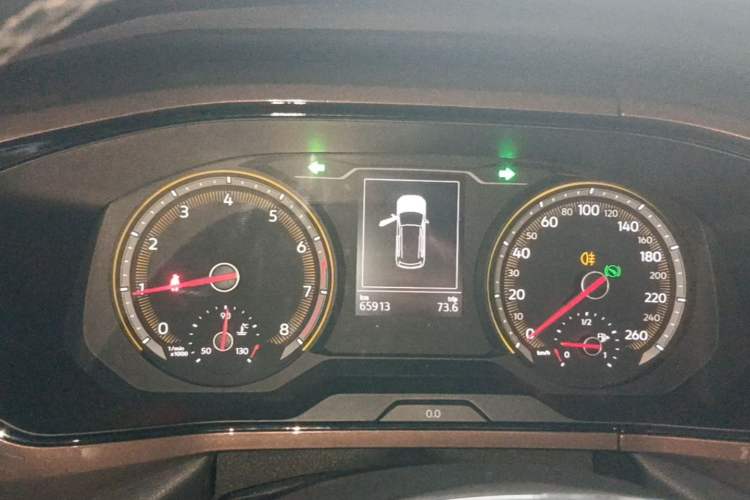 Used Volkswagen Tharu 2019 280TSI Two-Wheel Drive Comfort Edition China VI Standard Instrument Cluster