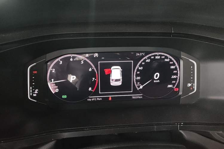 Used Volkswagen Tharu 2019 280TSI Two-Wheel Drive Comfort Edition China VI Standard Instrument Cluster