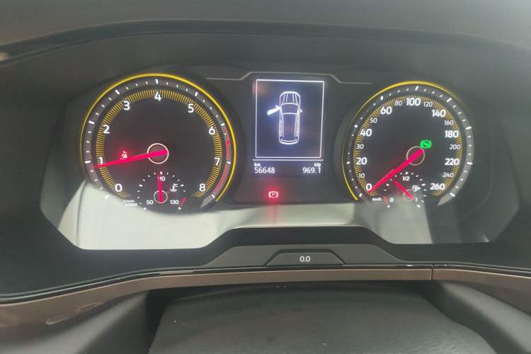 Used Volkswagen Tharu 2019 280TSI Two-Wheel Drive Luxury Version China VI Standard Instrument Cluster
