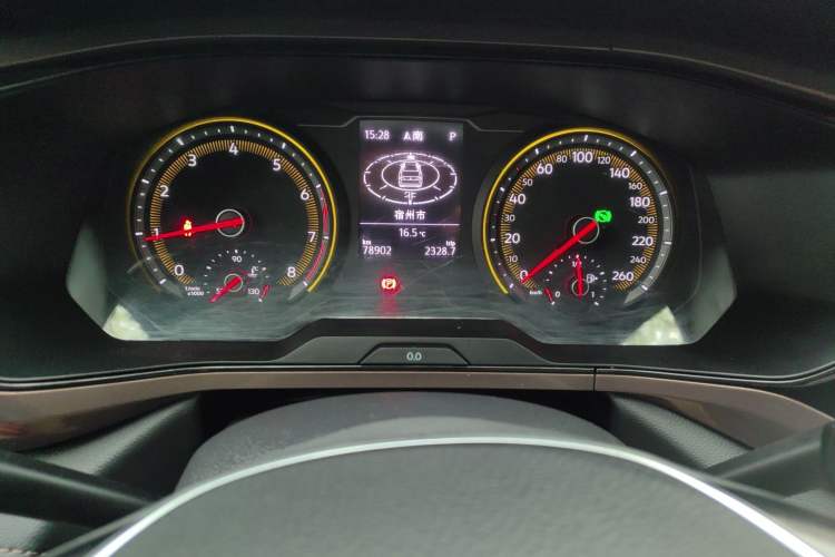 Used Volkswagen Tharu 2019 280TSI Two-Wheel Drive Luxury Version China VI Standard Instrument Cluster