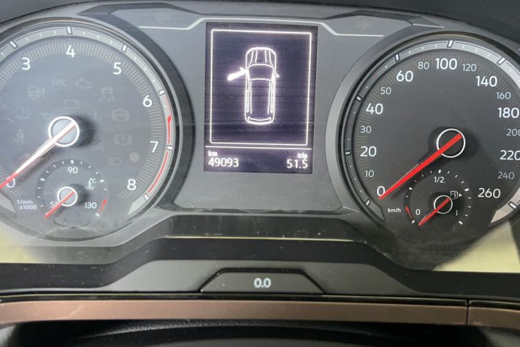Used Volkswagen Tharu 2019 280TSI Two-Wheel Drive Comfort Edition China VI Standard Odometer Close Up