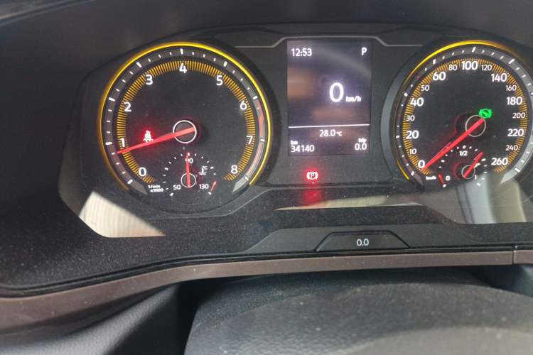 Used Volkswagen Tharu 2019 280TSI Two-Wheel Drive Comfort Edition China VI Standard Odometer Close Up