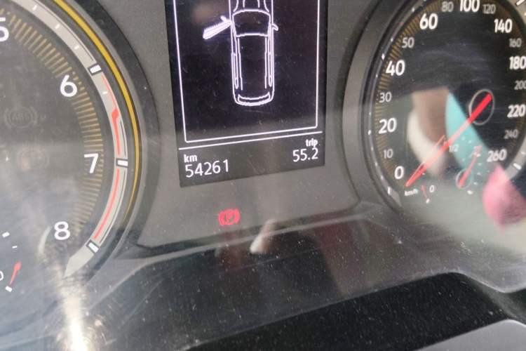 Used Volkswagen Tharu 2019 280TSI Two-Wheel Drive Trend Edition China VI Standard Odometer Close Up