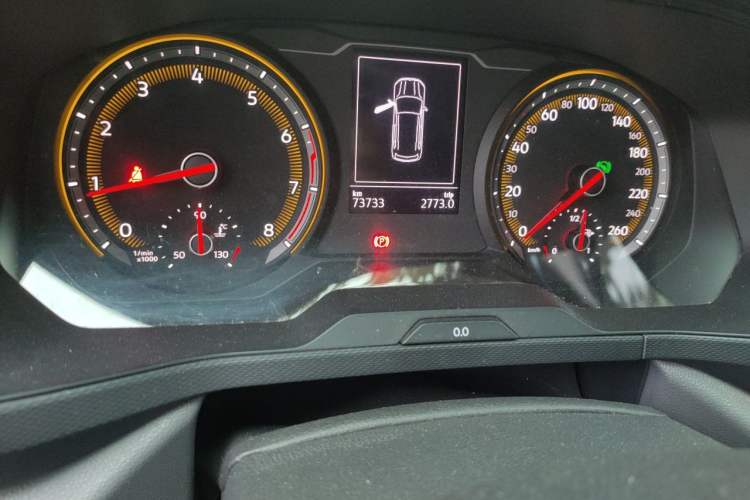 Used Volkswagen Tharu 2019 280TSI Two-Wheel Drive Trend Edition China VI Standard Odometer Close Up