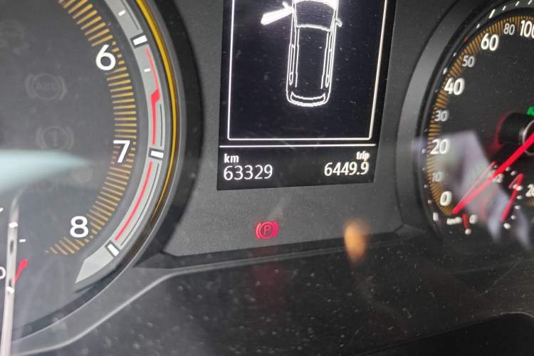 Used Volkswagen Tharu 2019 280TSI Two-Wheel Drive Trend Edition China VI Standard Odometer Close Up