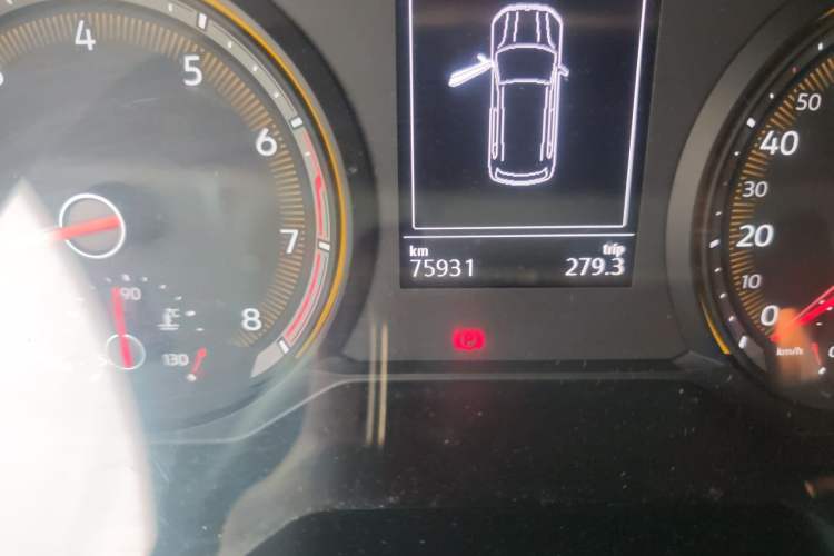 Used Volkswagen Tharu 2019 280TSI Two-Wheel Drive Trend Edition China VI Standard Odometer Close Up
