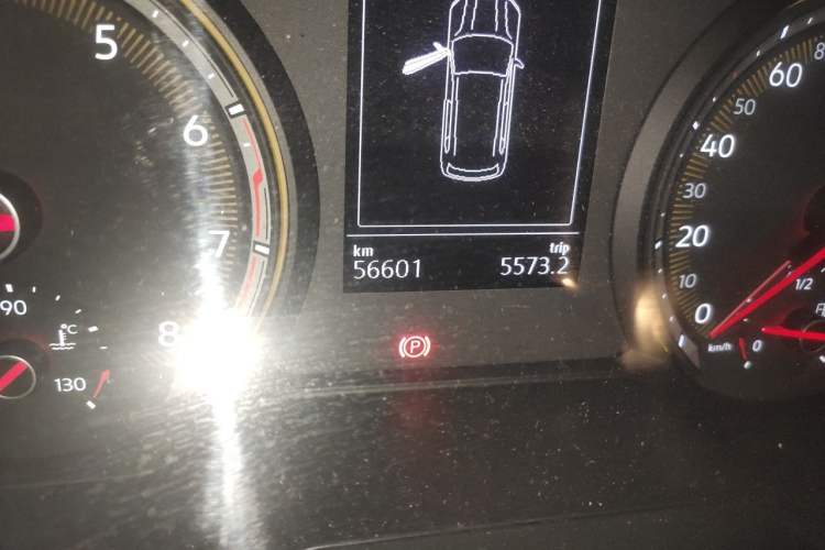 Used Volkswagen Tharu 2019 280TSI Two-Wheel Drive Trend Edition China VI Standard Odometer Close Up