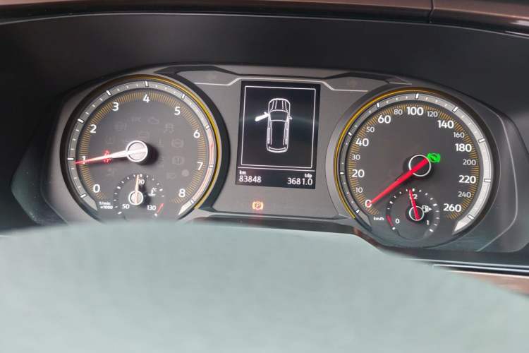 Used Volkswagen Tharu 2019 280TSI Two-Wheel Drive Comfort Edition China VI Standard Odometer Close Up