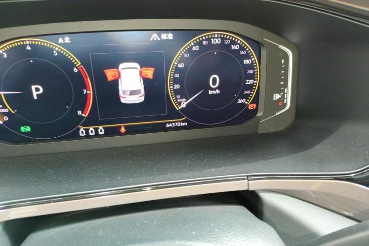 Used Volkswagen Tharu 2019 280TSI Two-Wheel Drive Flagship Version China VI Standard Odometer Close Up