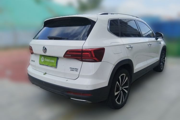 Used Volkswagen Tharu 2019 280TSI Two-Wheel Drive Luxury Edition China V Standard Rear Right 45 Deg