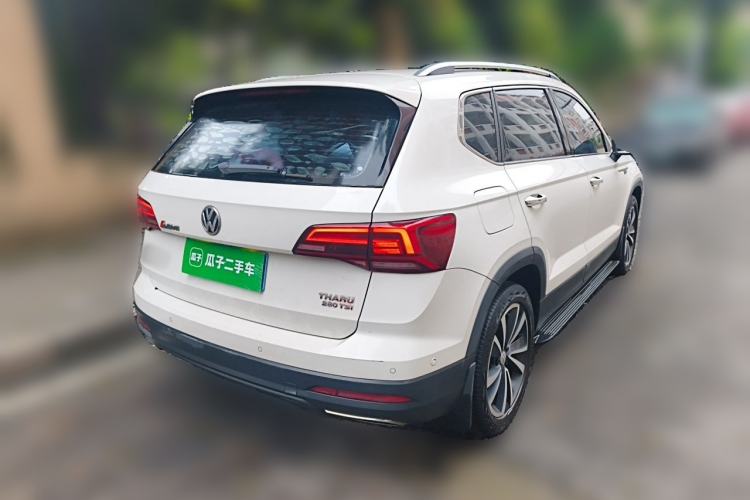 Used Volkswagen Tharu 2019 280TSI Two-Wheel Drive Luxury Edition China V Standard Rear Right 45 Deg