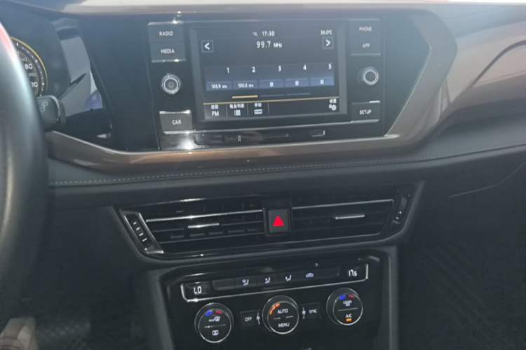 Used Volkswagen Tharu 2019 280TSI Two-Wheel Drive Comfort Edition China VI Standard Audio And AC Panel