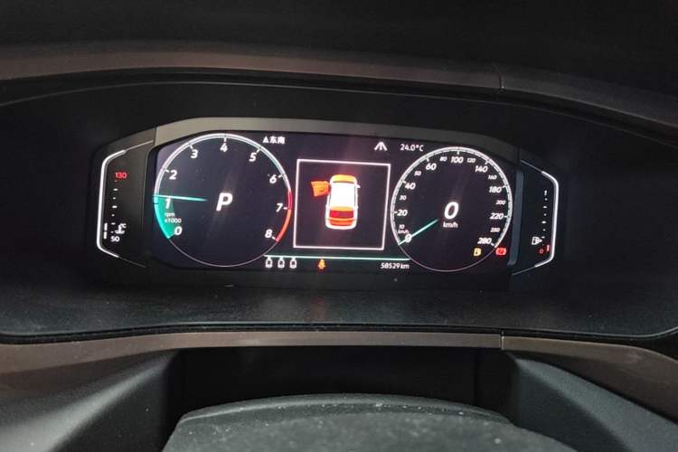 Used Volkswagen Tharu 2020 280TSI Two-Wheel Drive Luxury Plus Version China VI Standard Instrument Cluster