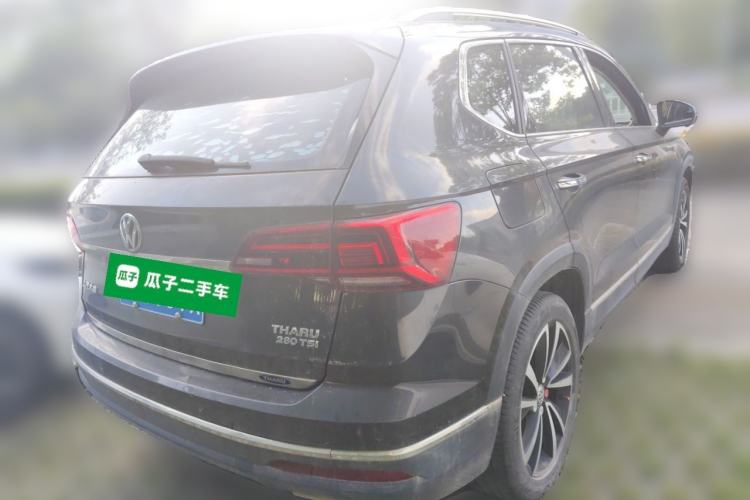 Used Volkswagen Tharu 2020 280TSI Two-Wheel Drive Luxury Edition China VI Standard Rear Right 45 Deg