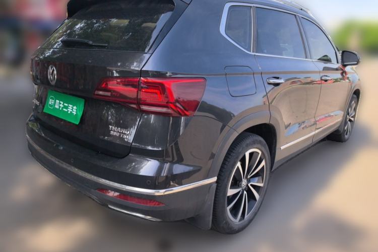 Used Volkswagen Tharu 2020 280TSI Two-Wheel Drive Luxury Edition China VI Standard Rear Right 45 Deg