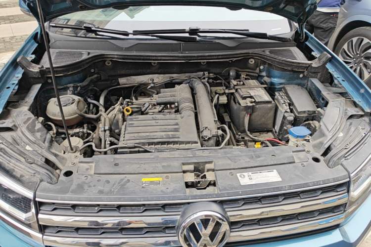 Used Volkswagen Tharu 2020 280TSI Two-Wheel Drive Luxury Edition China VI Standard Engine Bay
