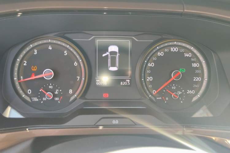 Used Volkswagen Tharu 2020 280TSI Two-Wheel-Drive Luxury Plus Version China V Standard Instrument Cluster