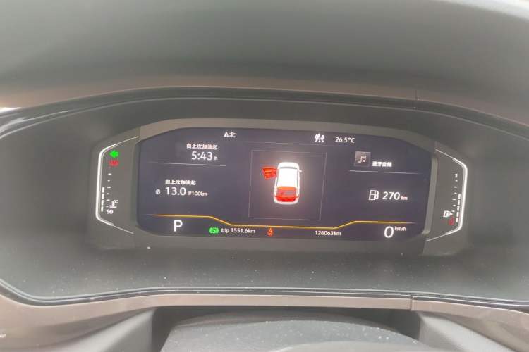 Used Volkswagen Tharu 2020 280TSI Two-Wheel-Drive Flagship Version China VI Instrument Cluster
