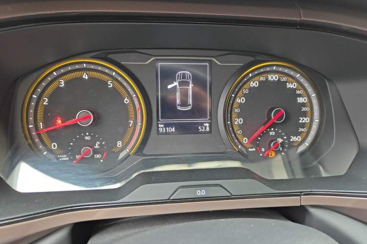 Used Volkswagen Tharu 2020 280TSI Two-Wheel Drive Luxury Edition China VI Standard Instrument Cluster
