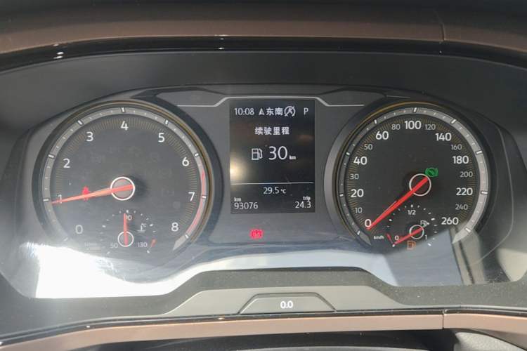 Used Volkswagen Tharu 2020 280TSI Two-Wheel Drive Luxury Edition China VI Standard Instrument Cluster