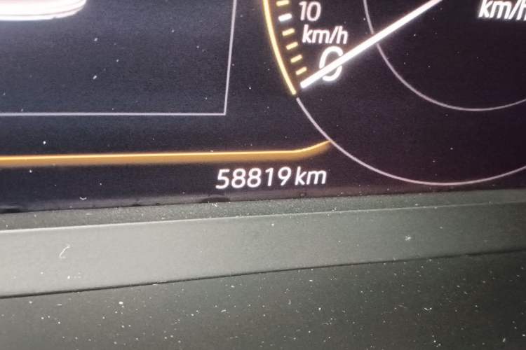 Used Volkswagen Tharu 2020 280TSI Two-Wheel-Drive Flagship Version China VI Odometer Close Up