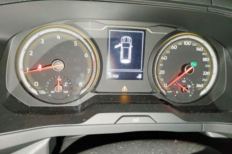 Used Volkswagen Tharu 2020 280TSI Two-Wheel Drive Trend Edition China VI Standard Odometer Close Up