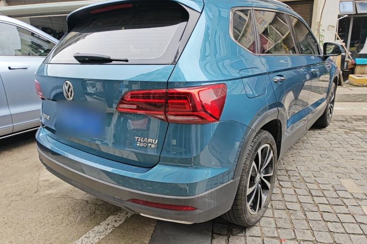 Used Volkswagen Tharu 2020 280TSI Two-Wheel Drive Luxury Edition China VI Standard Rear Right 45 Deg