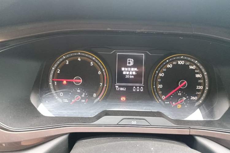 Used Volkswagen Tharu 2020 Facelift 330TSI Four-Wheel Drive Luxury PLUS Version China VI Standard Instrument Cluster