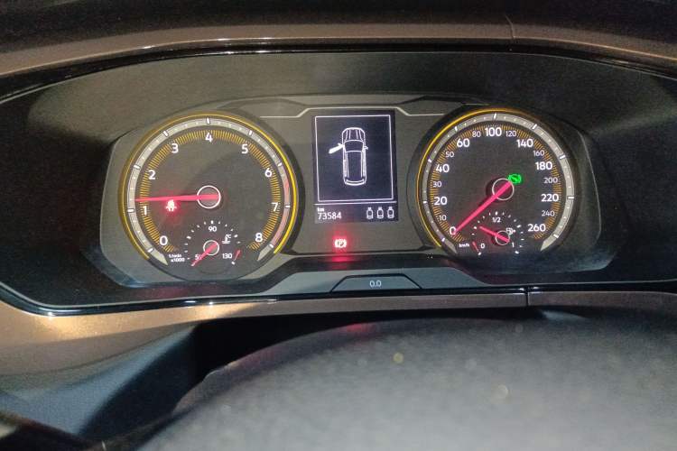 Used Volkswagen Tharu 2020 280TSI Two-Wheel Drive Luxury Plus Version China VI Standard Instrument Cluster