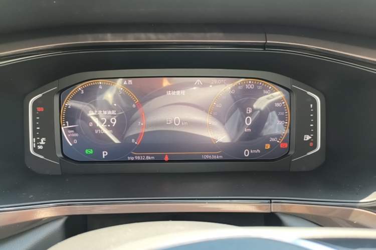 Used Volkswagen Tharu 2020 Revised Version 330TSI Four-Wheel Drive Flagship Edition China VI Instrument Cluster