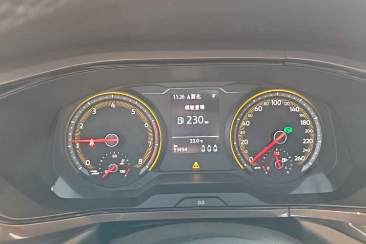 Used Volkswagen Tharu 2020 280TSI Two-Wheel Drive Luxury Plus Version China VI Standard Instrument Cluster