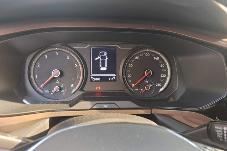 Used Volkswagen Tharu 2020 280TSI Two-Wheel Drive Luxury Plus Version China VI Standard Instrument Cluster