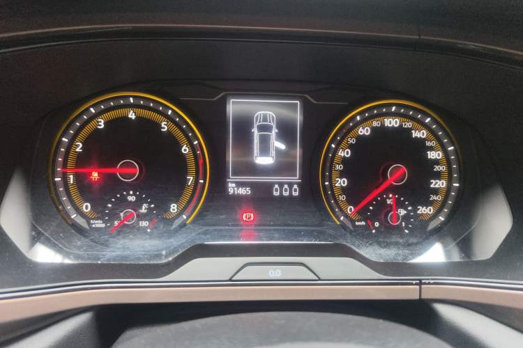 Used Volkswagen Tharu 2020 280TSI Two-Wheel Drive Luxury Plus Version China VI Standard Instrument Cluster