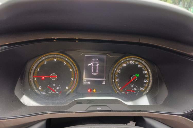 Used Volkswagen Tharu 2020 280TSI Two-Wheel Drive Luxury Edition China VI Standard Instrument Cluster