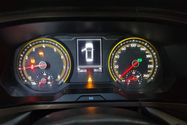 Used Volkswagen Tharu 2020 280TSI Two-Wheel Drive Luxury Edition China VI Standard Instrument Cluster