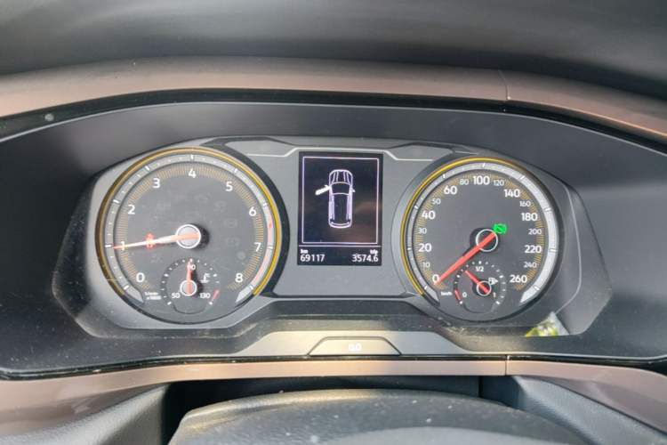 Used Volkswagen Tharu 2020 280TSI Two-Wheel Drive Luxury Plus Version China VI Standard Instrument Cluster