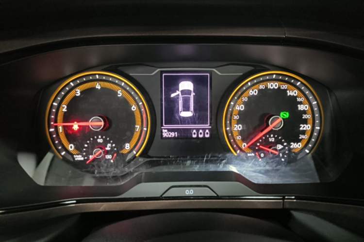 Used Volkswagen Tharu 2020 280TSI Two-Wheel Drive Luxury Plus Version China VI Standard Instrument Cluster