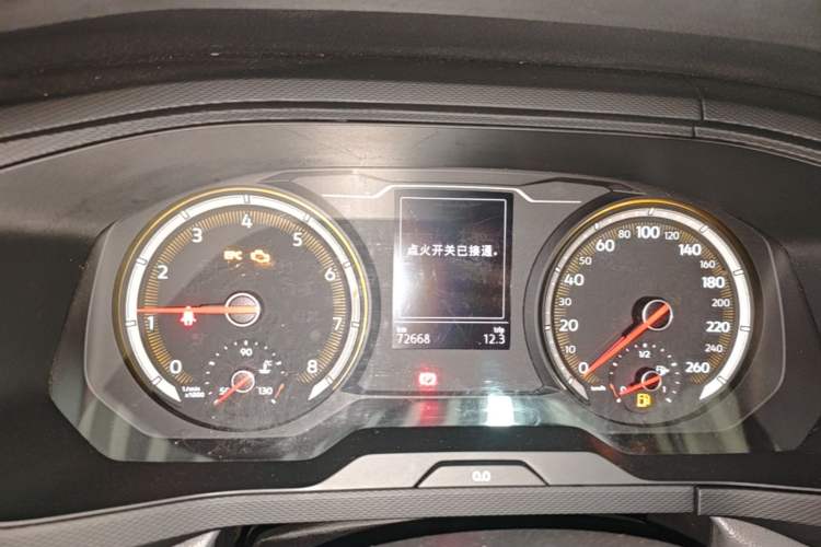 Used Volkswagen Tharu 2020 280TSI Two-Wheel Drive Trend Edition China VI Standard Instrument Cluster