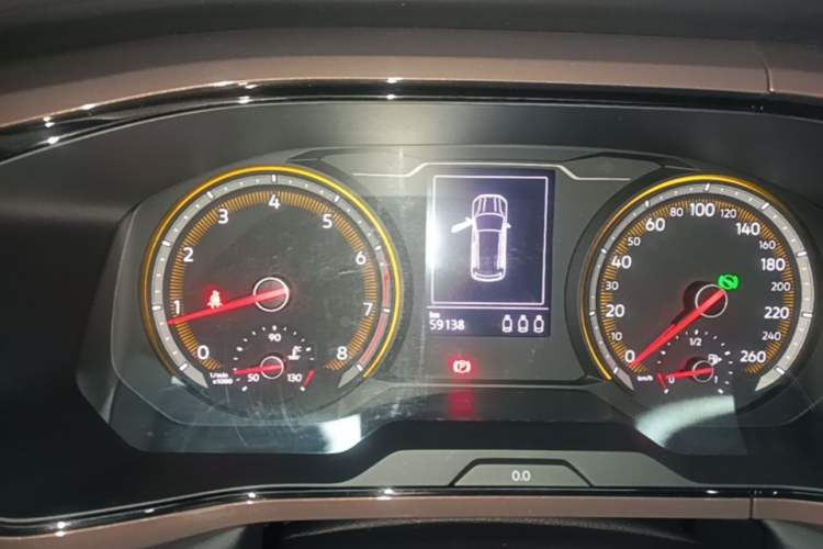 Used Volkswagen Tharu 2020 280TSI Two-Wheel Drive Luxury Plus Version China VI Standard Instrument Cluster