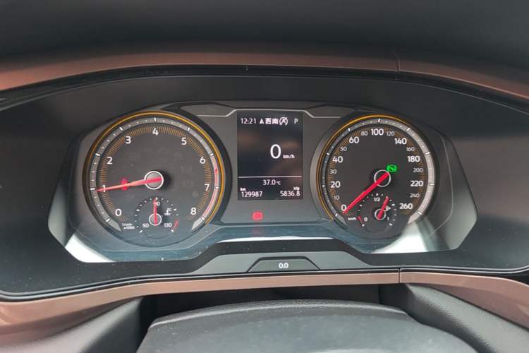Used Volkswagen Tharu 2020 280TSI Two-Wheel Drive Luxury Edition China VI Standard Instrument Cluster