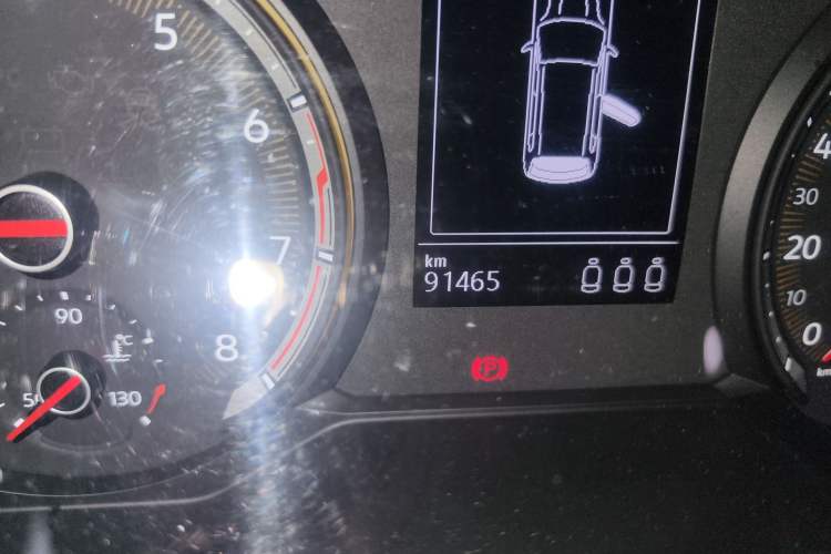 Used Volkswagen Tharu 2020 280TSI Two-Wheel Drive Luxury Plus Version China VI Standard Odometer Close Up