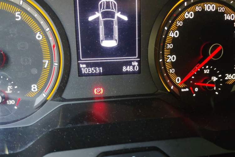 Used Volkswagen Tharu 2020 280TSI Two-Wheel Drive Luxury Plus Version China VI Standard Odometer Close Up