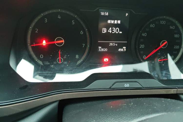 Used Volkswagen Tharu 2020 280TSI Two-Wheel Drive Trend Edition China VI Standard Odometer Close Up