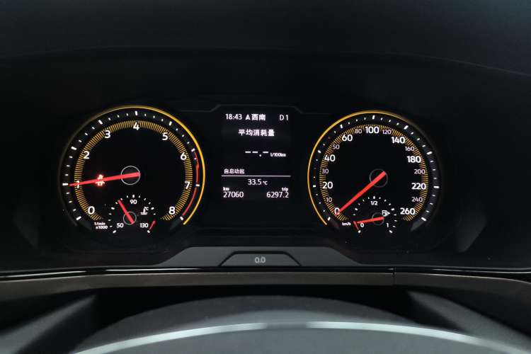 Used Volkswagen Tharu 2020 280TSI Two-Wheel Drive Luxury Edition China VI Standard Instrument Cluster
