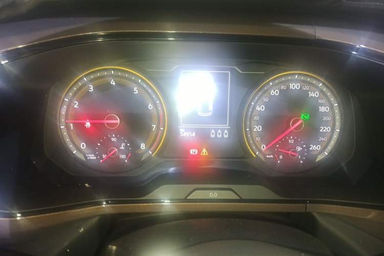 Used Volkswagen Tharu 2020 280TSI Two-Wheel Drive Luxury Plus Version China VI Standard Instrument Cluster