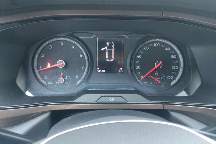 Used Volkswagen Tharu 2020 Restyled 330TSI Four-Wheel Drive Luxury Edition China VI Standard Instrument Cluster