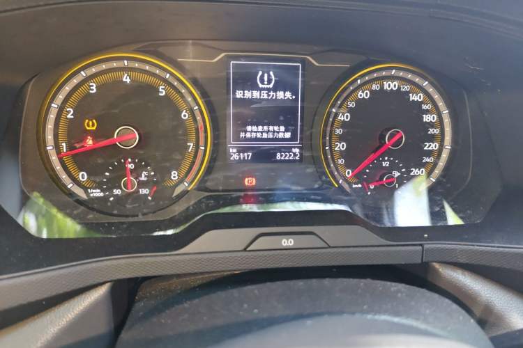 Used Volkswagen Tharu 2020 280TSI Two-Wheel Drive Trend Edition China VI Standard Odometer Close Up