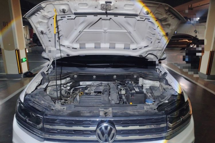 Used Volkswagen Tharu 2020 280TSI Two-Wheel Drive Luxury Plus Version China VI Standard Engine Bay